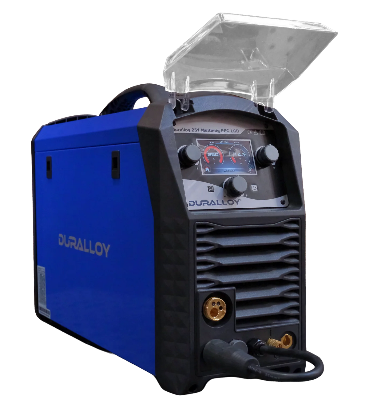 Duralloy 251 MultiMIG LCD Multiprocess Welder – 250A MIG TIG MMA, 240V