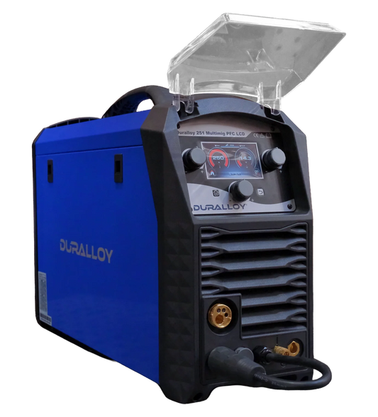 Duralloy 251 MultiMIG LCD Multiprocess Welder – 250A MIG TIG MMA, 240V