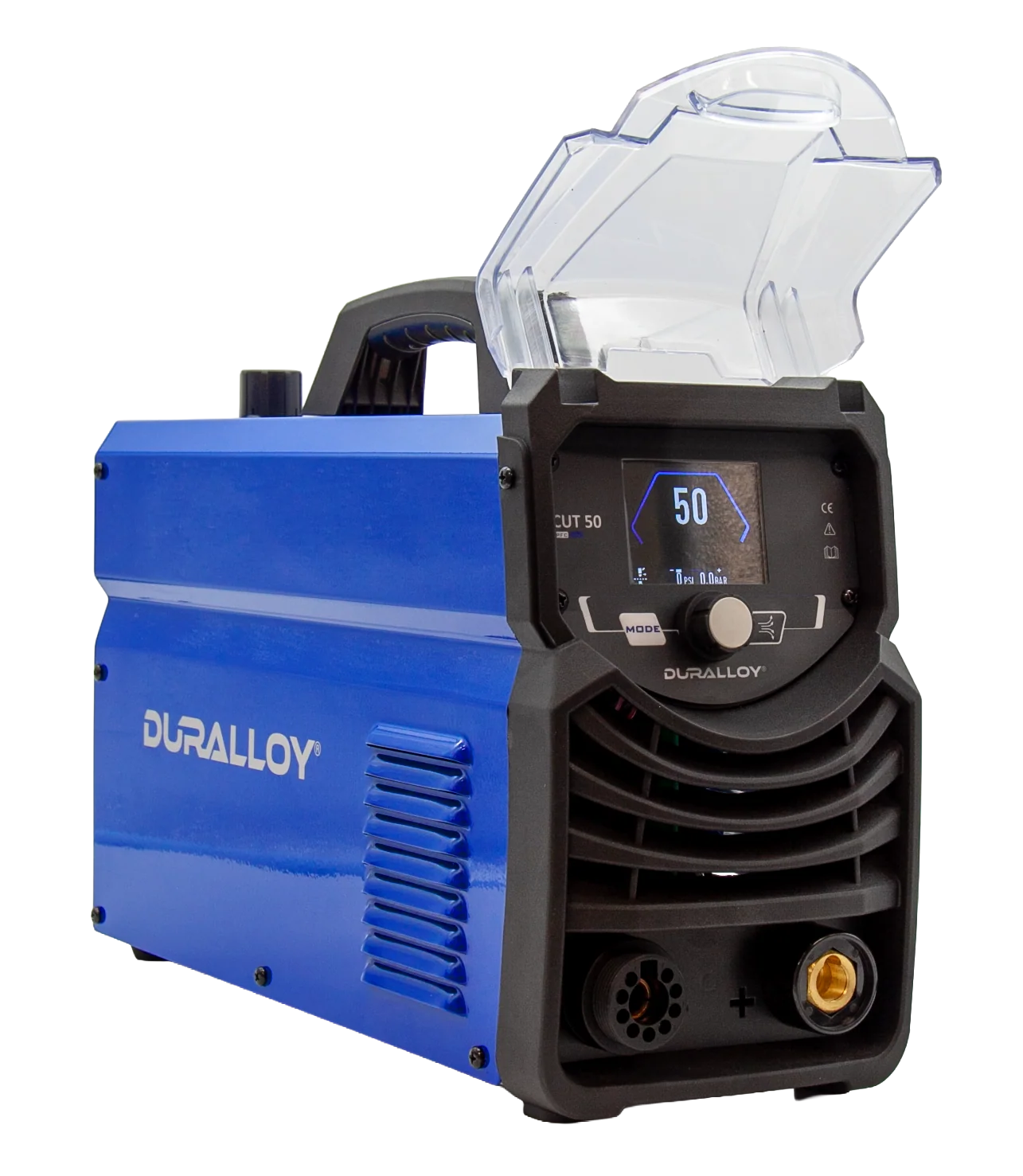 Duralloy CUT 50 Plasma Cutter – 50A Pilot Arc SiC Inverter, 16mm Clean Cut