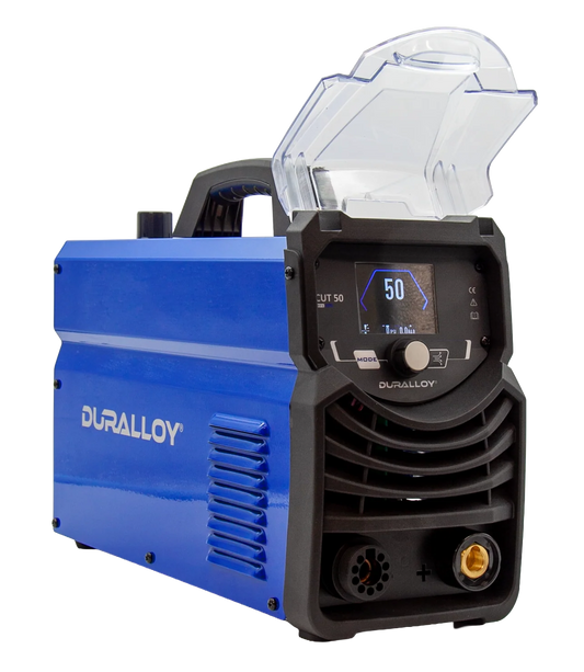 Duralloy CUT 50 Plasma Cutter – 50A Pilot Arc SiC Inverter, 16mm Clean Cut