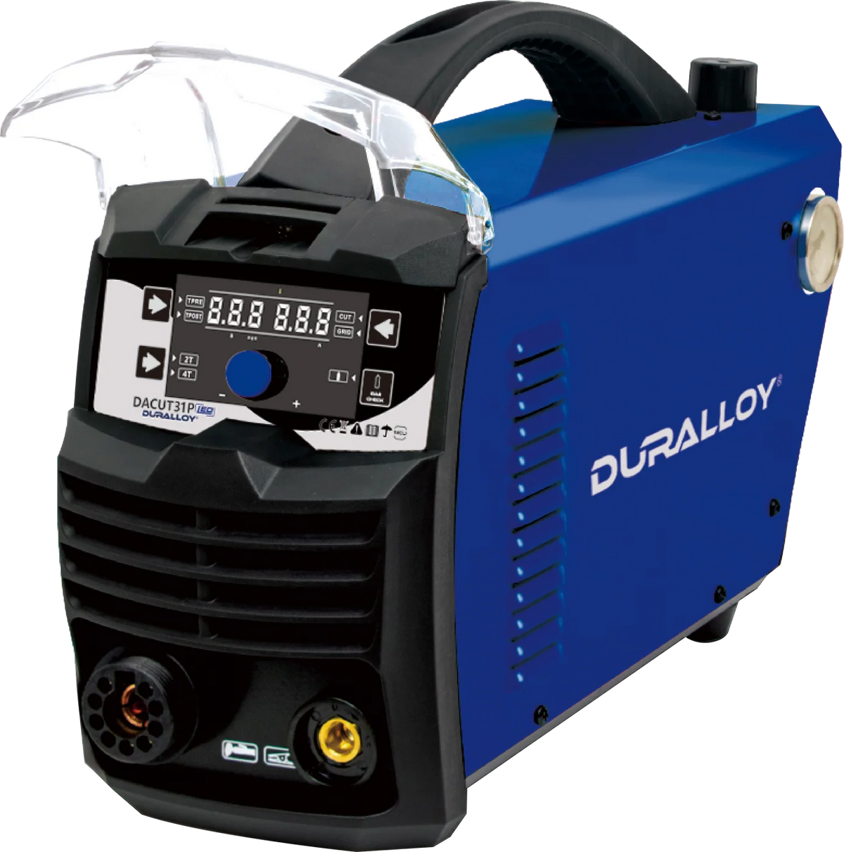 Duralloy CUT31P 240V Inverter Plasma Cutter – 3/4 Angle View