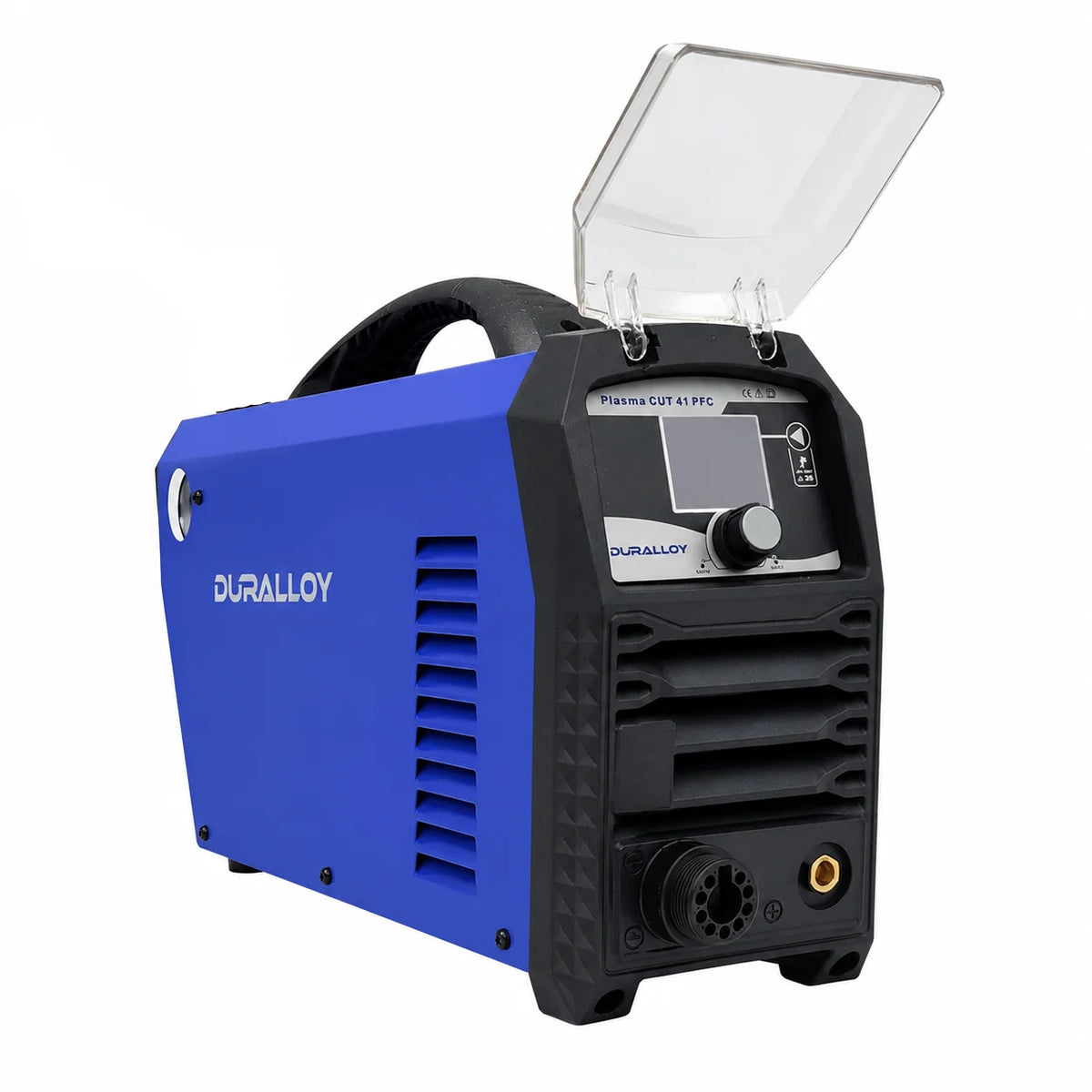 Duralloy CUT41 PFC MV 240V Inverter Plasma Cutter – 3/4 Angle View