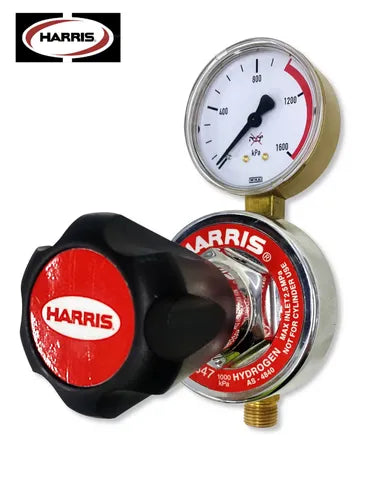 Harris 847 Hydrogen Pipeline Regulator – 0–1,000 kPa, 1/4" NPT-F Rear Inlet