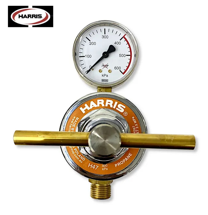 Harris H47 LPG Pipeline Regulator – 0–400 kPa Extra High-Flow, 1/2" LH Rear Inlet