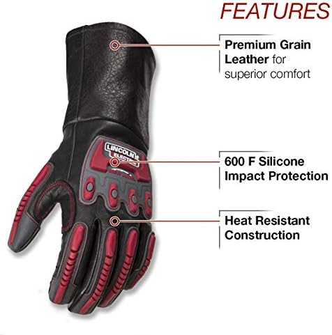 Lincoln Electric Roll Cage Welding Gloves Size 2XL Product Code K3109-2XL