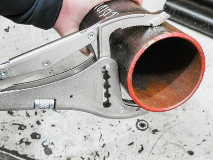 pliers megaflex griplox 250mm around pipe 