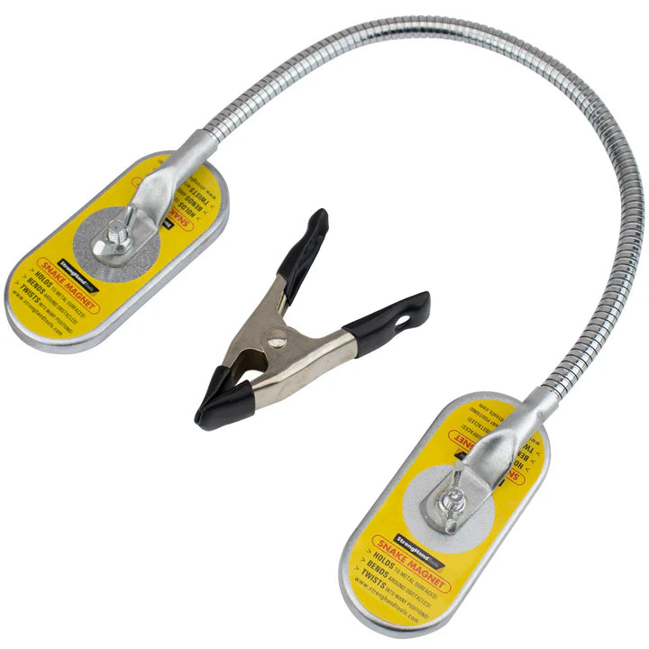 StrongHand Tools Snake Magnet Cable,Clamp & Flat Magnetic Pad MFC318