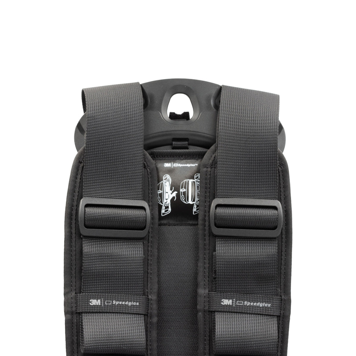 3M Speedglas Adflo Heavy-Duty PAPR Backpack 954015HD – Close-Up of Strap Adjustment Buckles