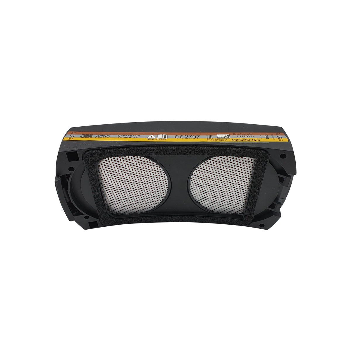 3M Speedglas Adflo OV/AG Filter 837242 – Rear View Showing Connection Point and Filter Back