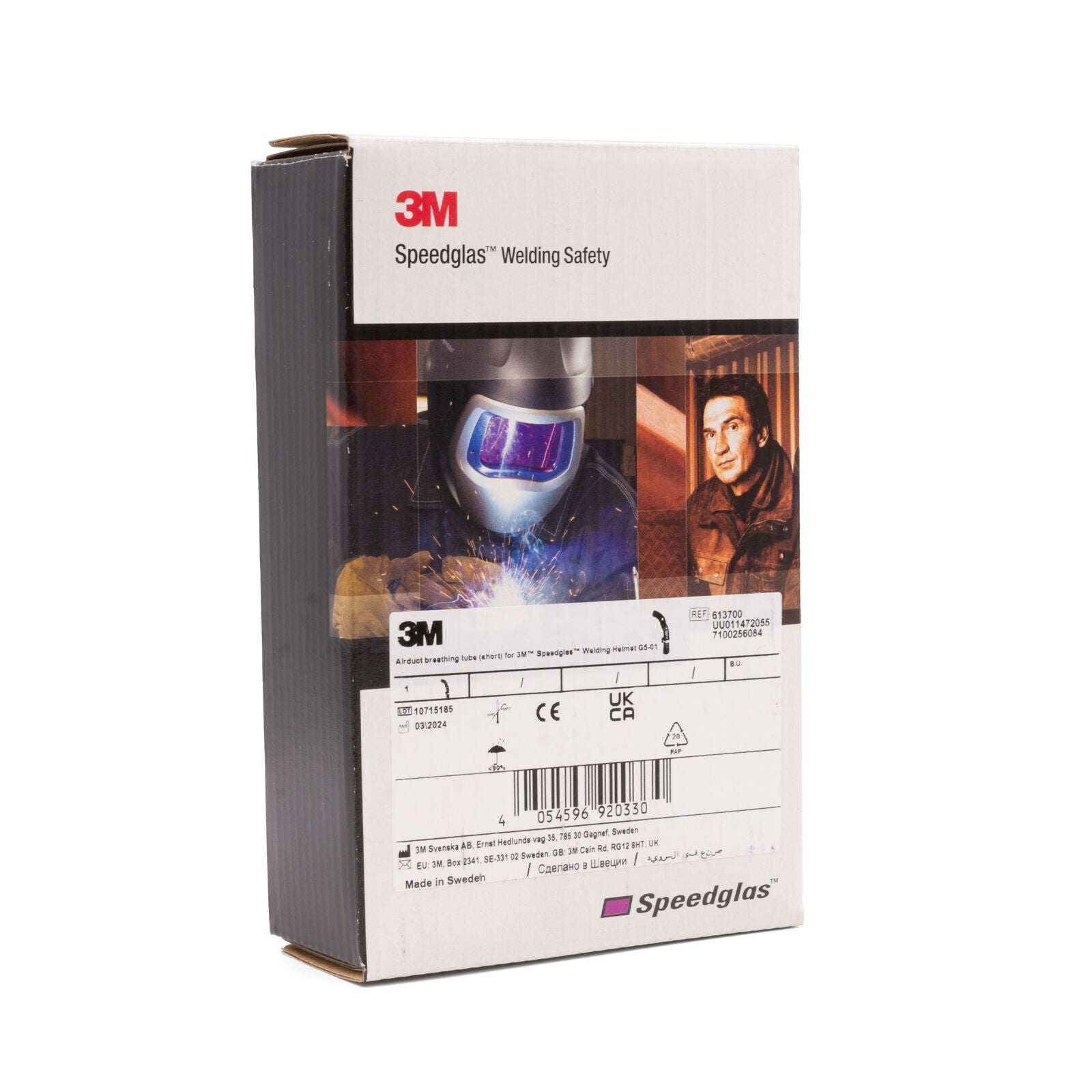 3M Speedglas Replacement Air Duct Short 613700 – Product in Retail Packaging