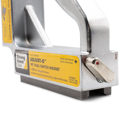 Strong Hand MS2-90 Dual Switch Magnet Square – Close-Up V-Surface Detail