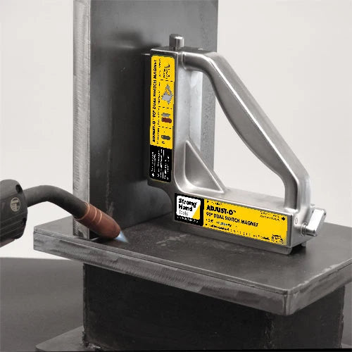 Strong Hand MS2-90 Adjust-O 90° dual-switch magnet square – holding metal for welding