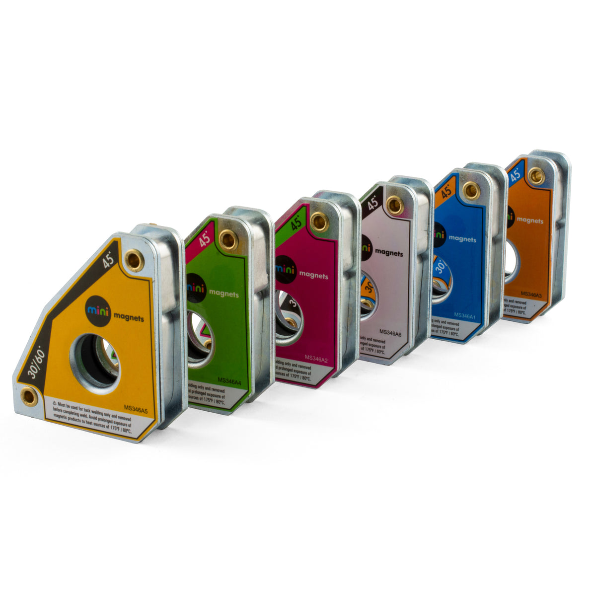 Strong Hand Mini Magnet Squares MS346AK – Complete Set Of Six Mini Magnets