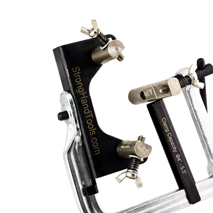 Strong Hand Tools CPL75 Pipe Fit-Up Clamp – Angled Close-Up View