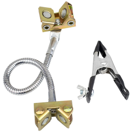 Strong Hand Tools MFC312 Snake Magnet – 305mm cable, clamp & adjustable V-pads 