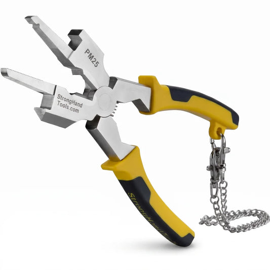 Strong Hand Tools PM12 MIG Deluxe Pliers – files, hammers, V-notch and retention chain