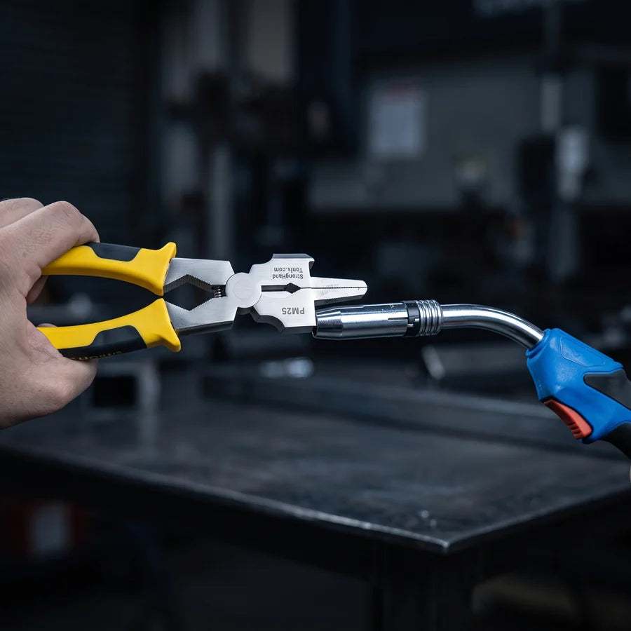 Strong Hand Tools PM12 MIG Deluxe Pliers – using the fine file on a MIG torch