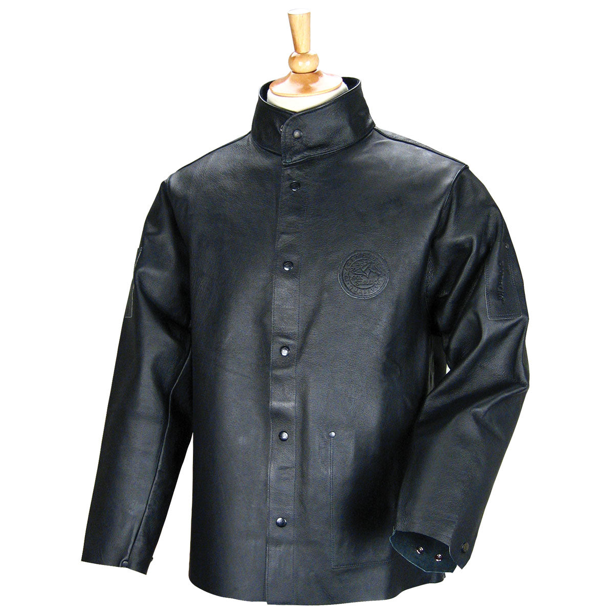 DuraLite Premium Grain Pigskin Welding Jacket, Black