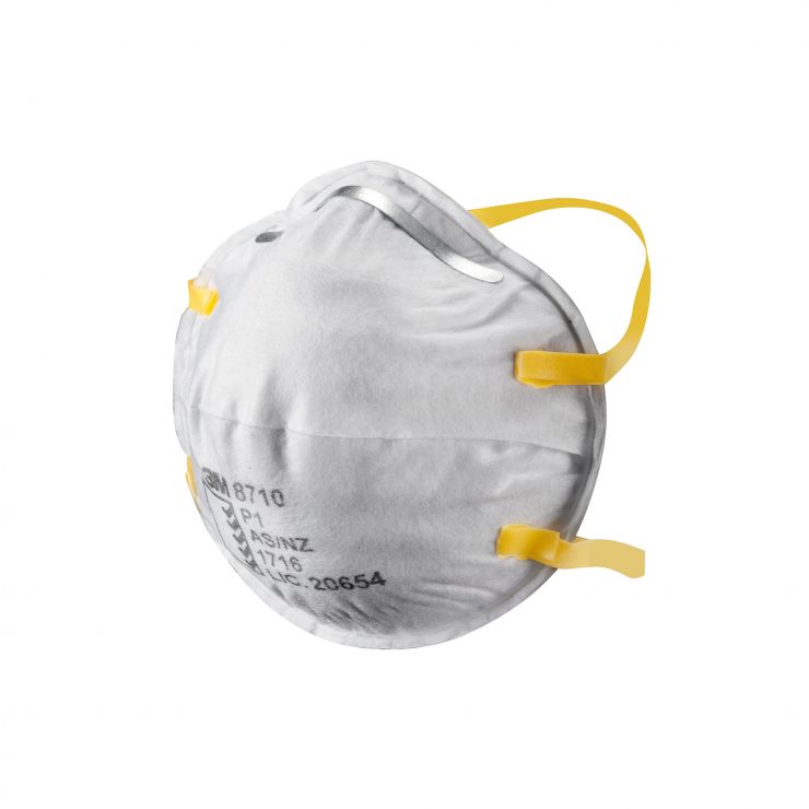 3M 8710 Disposable Respirator Cupped P1 