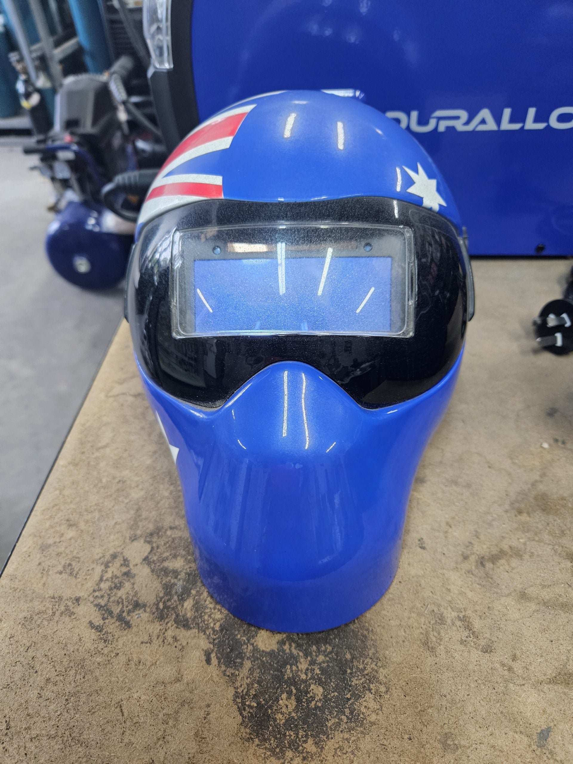 Save Phace Extreme Face Protector Welding Helmet (Australian Flag Graphic) 