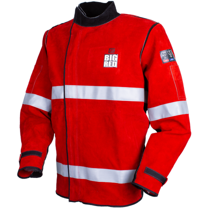 The BIG RED Welders Jacket with Reflective Trim