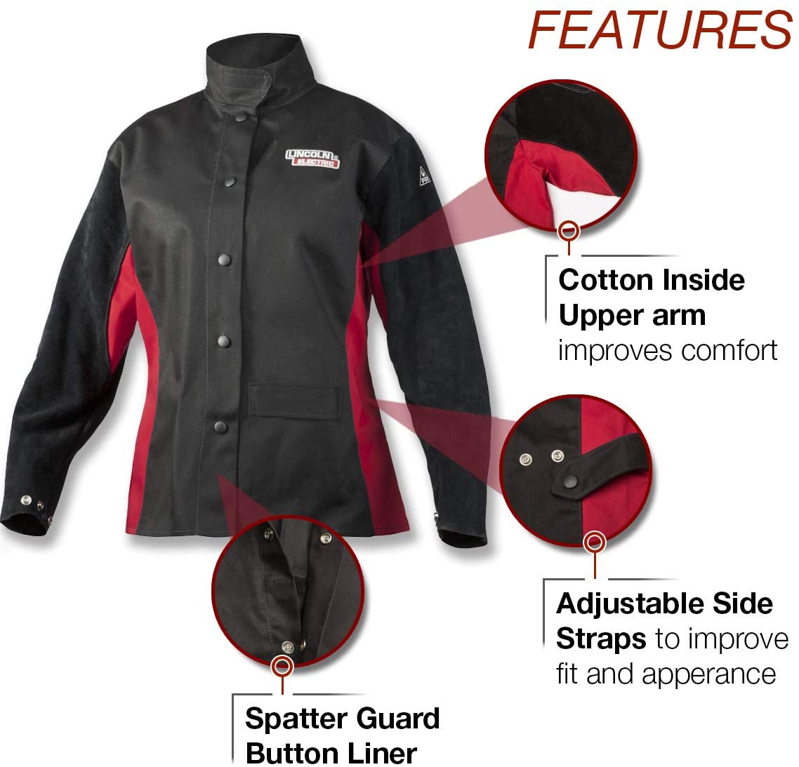 Lincoln Redline Womens FR welding jacket