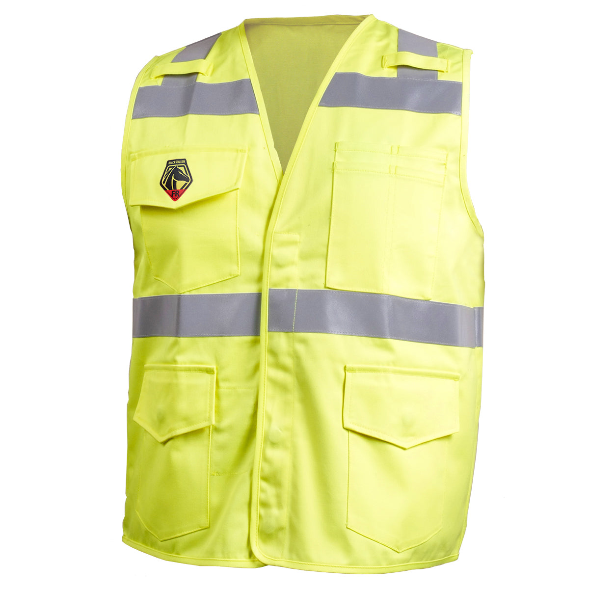 Black Stallion Hi-Vis Class 2 FR Cotton Vest