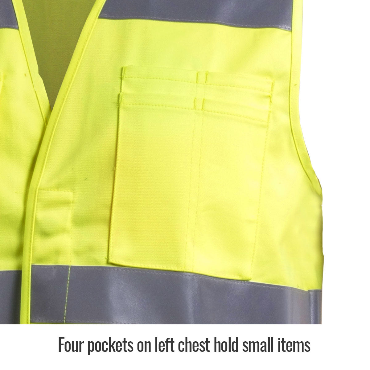 Black Stallion Hi-Vis Class 2 FR Cotton Vest VF1110