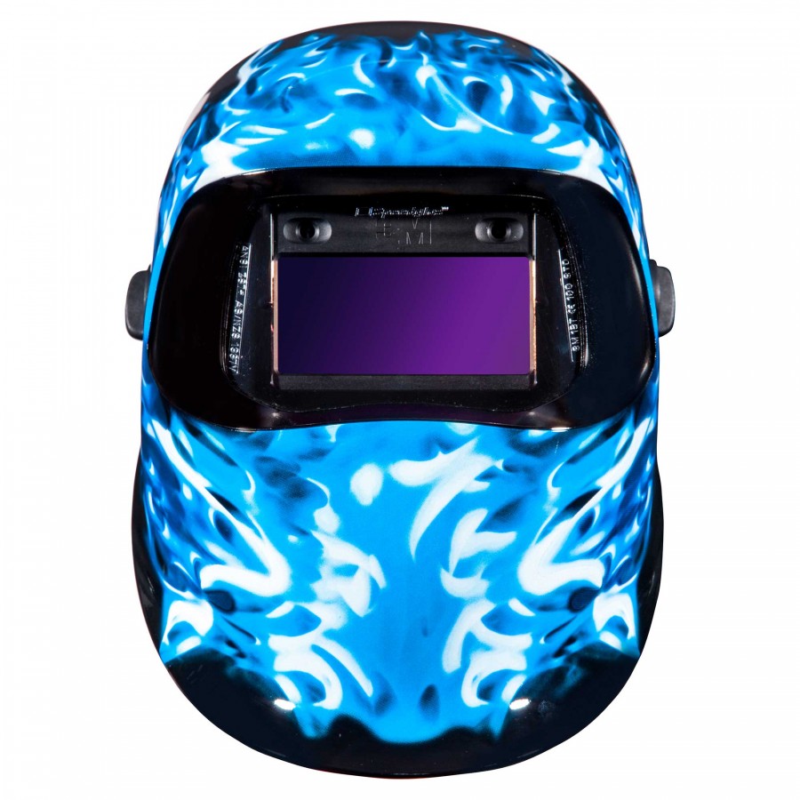 3M Speedglas Welding Helmet 100 Ice Hot graphics product code 752520